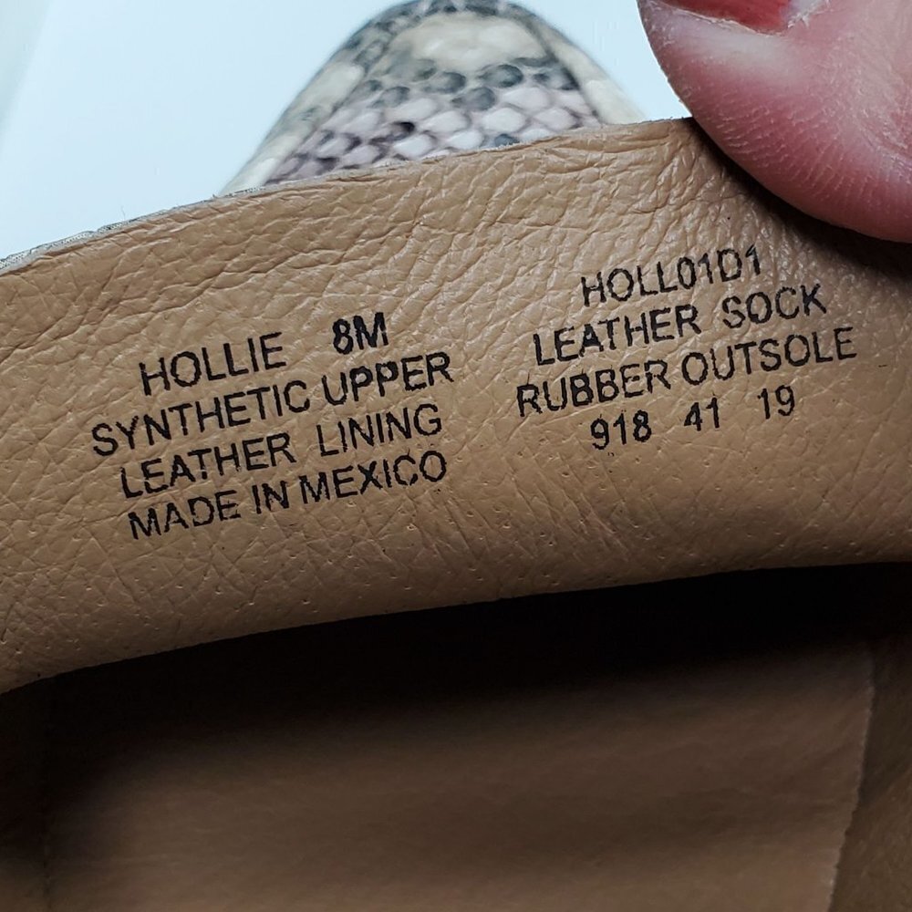 Steven By Steve Madden Hollie Multi Snakeskin Fau… - image 8